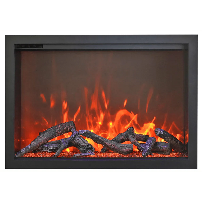 Amantii Traditional Bespoke 33" Smart Indoor/Outdoor Electric Fireplace Insert | TRD-33-BESPOKE Insert