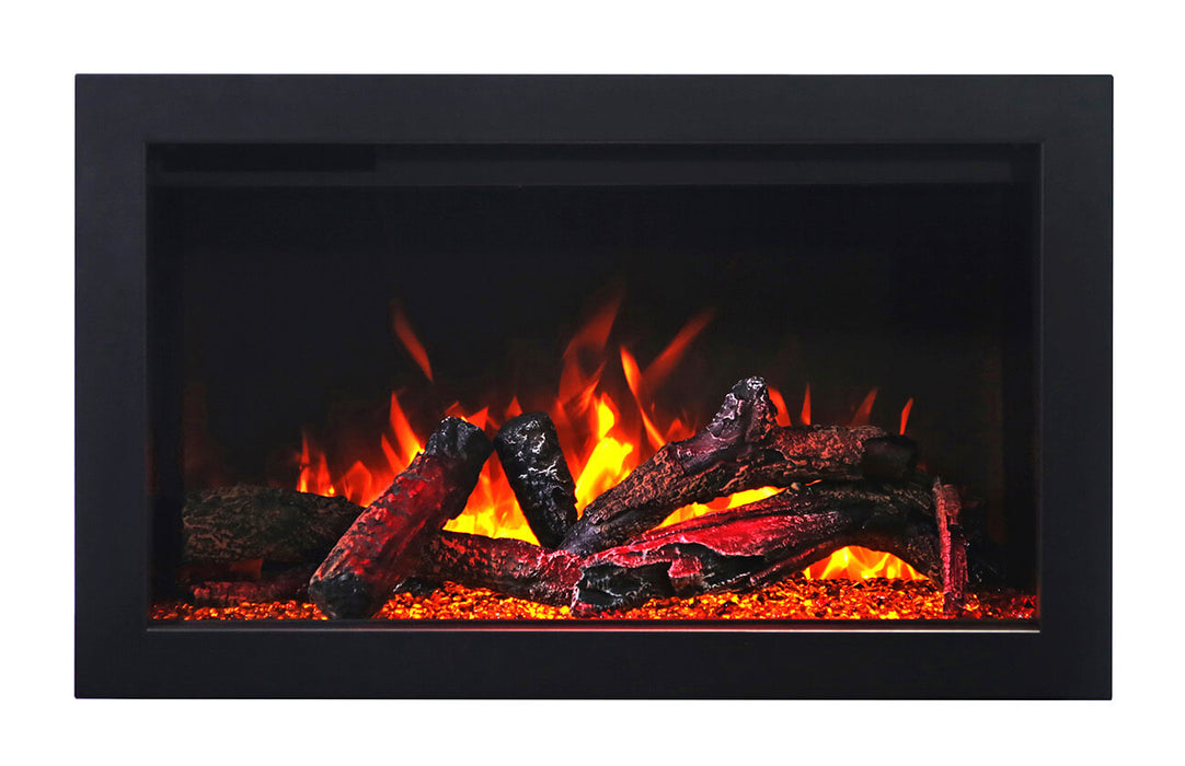 Amantii Traditional 33" Indoor Outdoor Built-In Smart Electric Fireplace Insert | TRD-33