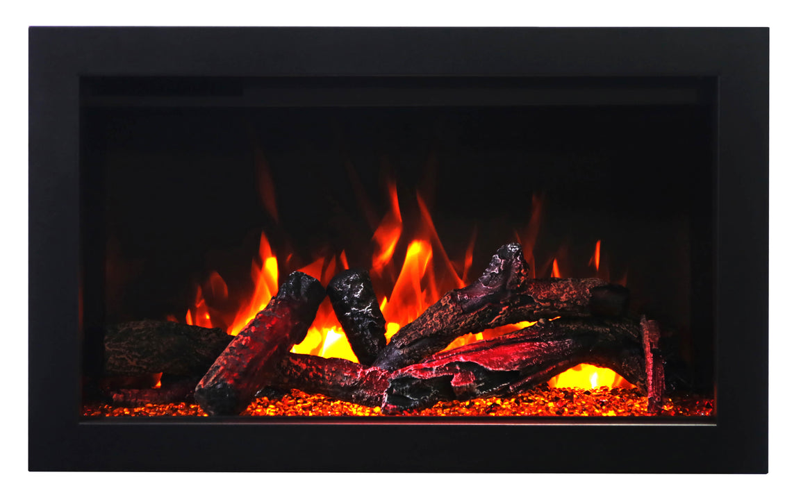 Amantii Traditional 33" Indoor Outdoor Built-In Smart Electric Fireplace Insert | TRD-33