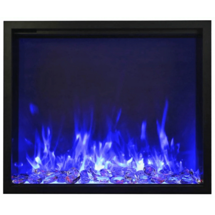 Amantii Traditional 48" Indoor Outdoor Built-In Smart Electric Fireplace Insert | TRD-48