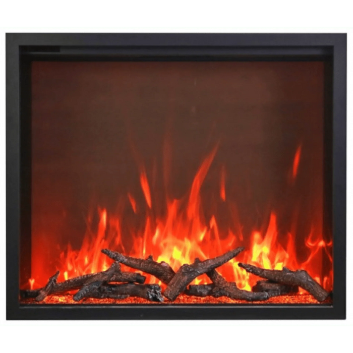 Amantii Traditional 48" Indoor Outdoor Built-In Smart Electric Fireplace Insert | TRD-48