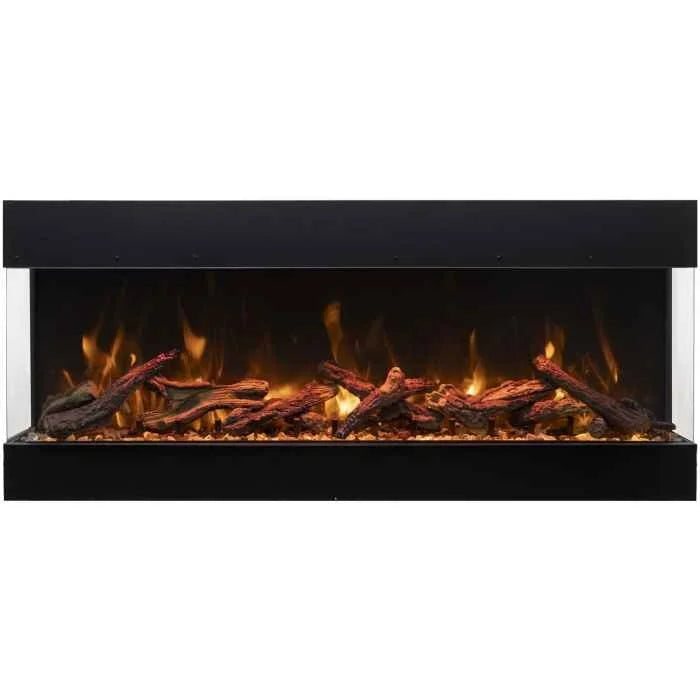 Amantii Tru View Bespoke 65" Indoor Outdoor 3 Sided Electric Fireplace | TRV-65-BESPOKE