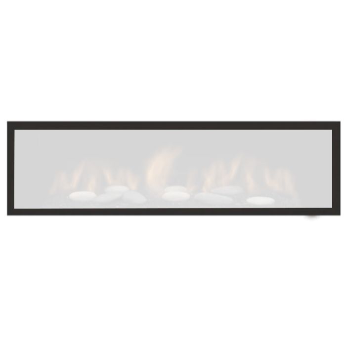 Amantii Sierra Flame Basic Trim With Safety Barrier For Austin Fireplace | AUSTIN-SB